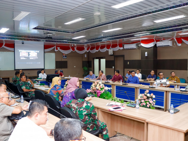 Pj Bupati Kampar Hambali Pimpin Rapat Persiapan Penutupan TMMD ke-121 Tahun 2024