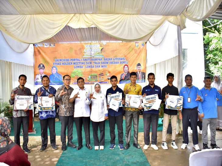 Buka Secara Resmi Gebyar Literasi, Pj Sekda Kampar: Budaya Literasi yang Kuat Dapat Membangun Bangsa Yang Maju Dan Sejahtera.