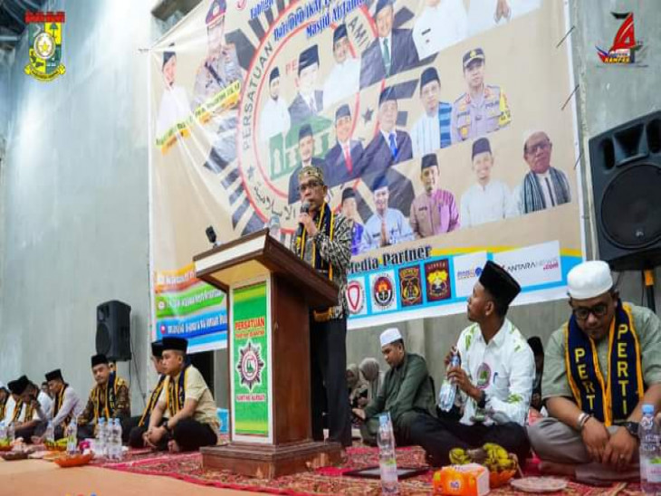 Asisten III Setda Kab. Kampar Ir.Azwan, M.Si Launching LPTQ Masjid Al-Jamaa Tu Wal Jamaah Dusun I Aursati