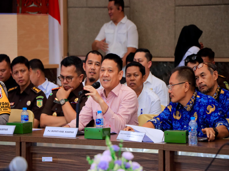 Rakor Percepatan Proyek Strategis Nasional Tol Pekanbaru - Rengat, Hambali : Pembayaran Ganti Rugi, Makin Cepat Makin Bagus. 