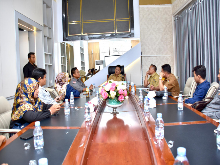 Terima Silahturahmi PWI Kampar, Pj. Bupati Kampar : Berikan Pemberitaan Kepada Masyarakat Secara Utuh dan Sempurna, benar dan Berimbang. 