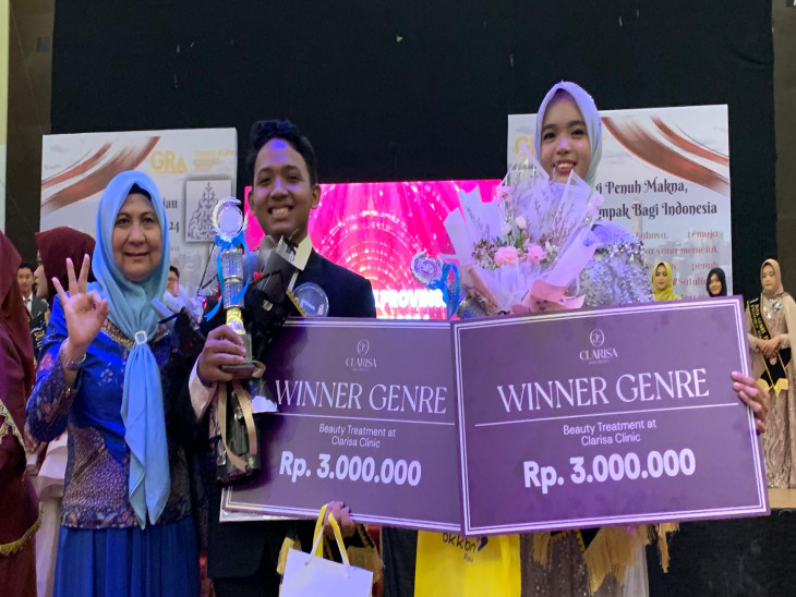 M. Rendi Yanuar Asal Kampar Raih Juara 2 Duta Genre Tingkat Provinsi Riau 2024