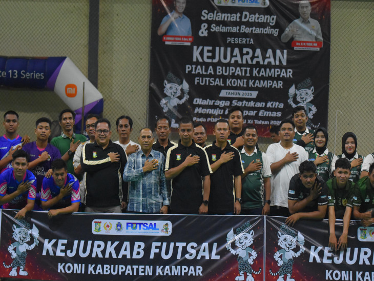 Kejuaraan Piala Bupati Futsal Koni Kampar Resmi Ditutup, Bupati Kampar Ahmad Yuzar: Lahirkan Bibit-Bibit Kampar yang Hebat Menuju Kampar Emas Porprov Siak-Dumai.