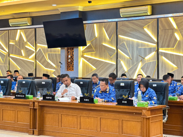 Bupati Kampar Hadiri Rapat Koordinasi Akhir Gugus Tugas Reforma Agraria Provinsi Riau