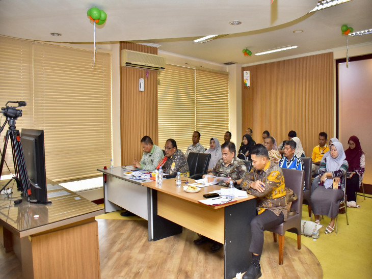 Rilis Inflasi Bersama BPS Kampar, Asisten II Setda Kampar Suhermi ; Inflasi Pemkab Kampar Bulan Desember 2024 Berada di Angka 0,79 %.