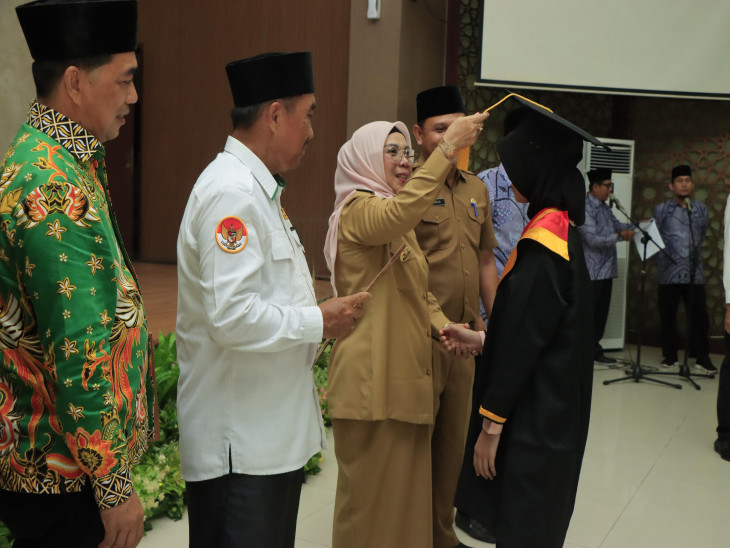 Wisuda MDTA, Wakil Bupati ; Pendidikan Diniyah Sebagai Fondasi Akhlak dan Moral Anak-anak di Tengah Tantangan Zaman. 
