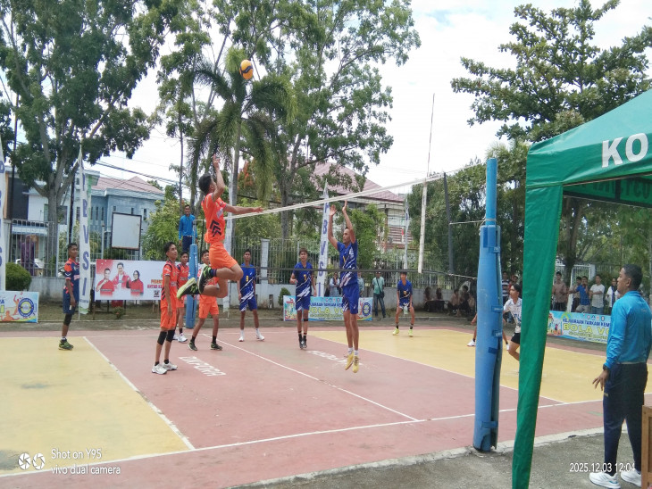 Tarkam Kemenpora RI Voli Kampar Resmi Dimulai 