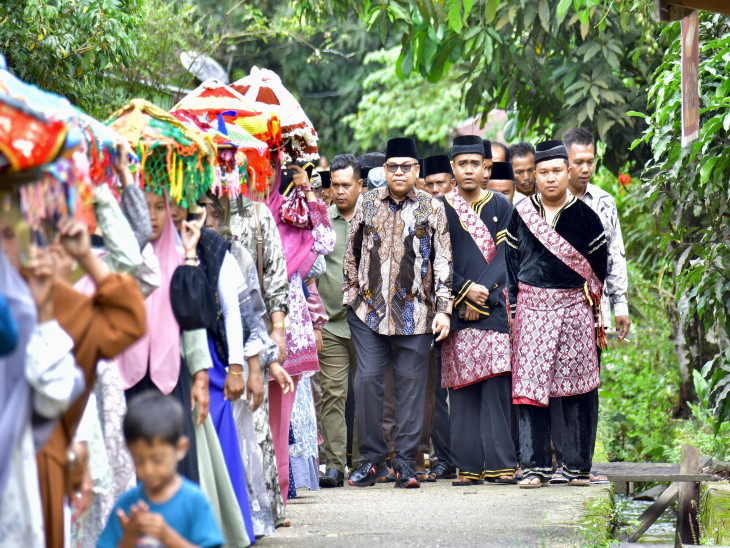 Mewakili Bupati Kampar, Plt. Kadis Kominfo Zulfikar Ajak Masyarakat Untuk Selalu Bersatu Mendukung Program-Program Bupati Kampar.