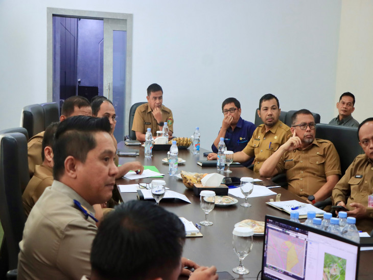 Gesa Penataan Kawasan Candi Muara Takus, Bupati Kampar Ahmad Yuzar Pimpin Rapat Dengan instansi Terkait. 