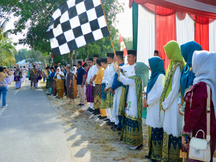 MTQ ke-54 Tingkat Kabupaten, Diikuti Ribuan Peserta Pawai Ta'aruf Tempuh Jarak 2,8 KM  