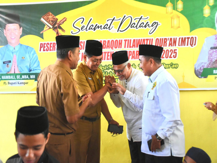 Resmi di Buka, Pemkab Kampar Langsung Lakukan Seleksi Kepada Peserta Untuk MTQ ke 43 Tingkat Provinsi Riau. 
