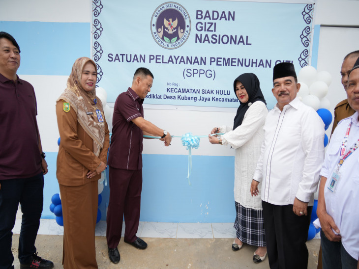 Dapur MBG Yayasan Jefry Noer Madani  Launching di Riau. 
