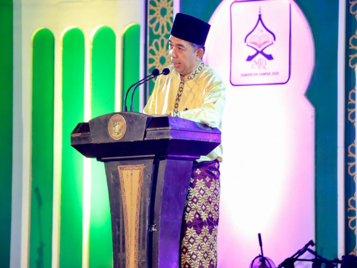 Penutupan MTQ ke-54, Kakan Kemenag Kampar : Syiar Al-Qur’an Harus Terus disampaikan dan Diamalkan dalam Kehidupan. 