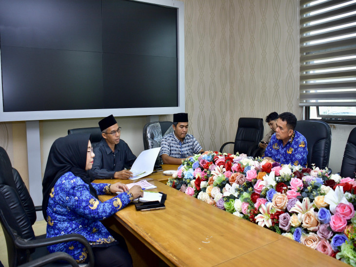 Bahas Program dan Anggaran, Komisi I DPRD Kampar Rapat Dengar Pendapat dengan Kominfo Sandi Kampar. 