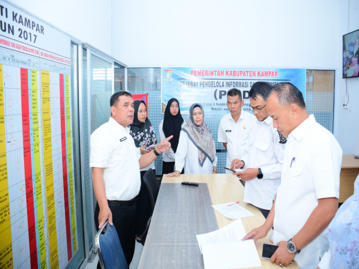 Jadi Sentra Penilaian Pelayanan Publik, Kominfo Kampar Sambut Tim Penilai Bupati Awards. .