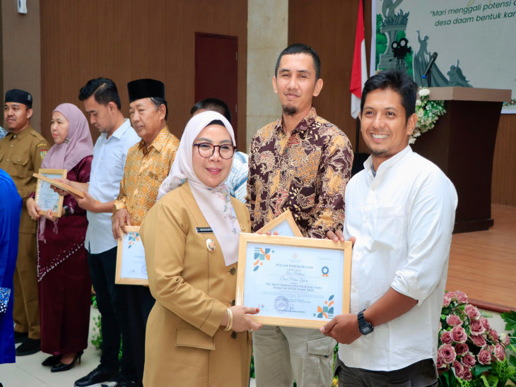 Puncak Anugerah OVOS, Wakil Bupati Misharti ; Mari Menggali Potensi Desa dengan Bentuk Karya Seni Budaya yang Impactful, Memorable, dan Sustain. 