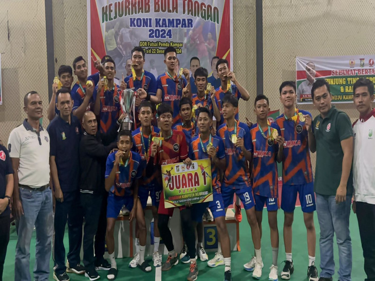 Kejurnas Bola Tangan Riau 2025, Kecamatan Kuok Kabupaten Kampar Utus Dua Tim 