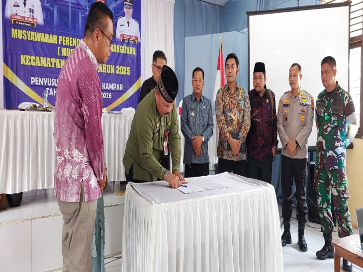 Pemkab Kampar Jaring Usulan Skala Prioritas Pada Musrenbang di Kecamatan Tapung.