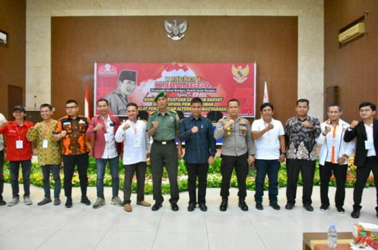 Buka Kongres I Kubangga Riau, Asisten I Ahmad Yuzar: Jadilah alat perjuangan alternatif masyarakat Kampar. 