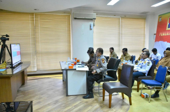 Pemkab Kampar Ikuti Rakornas terkait Inflasi bersama Mendagri: 