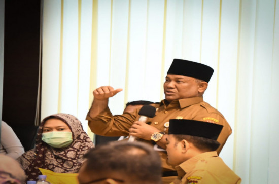 Sekda Kampar Hadiri Rakor Pemantauan Penyelesaian Ganti Kerugian Negara Semester II Tahun 2022 