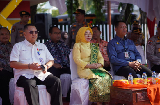 Menjelang Pembukaan dan Pelaksanaan Porwil Se Sumatera Polda Riau Gelar Apel Pengamanan. 