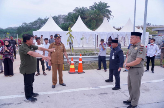 H-1 Kunjungan Presiden RI, Pemkab Kampar Gelar Gladi dan Ajak Masyarakat Untuk Memeriahkannya. 