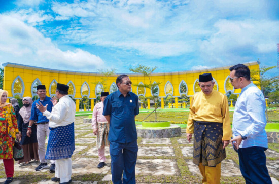 Persiapan Peringatan Tuan Rumah HKIN, Pemkab Kampar Gelar Rakor dan Tinjau Lokasi bersama KI Pusat. 
