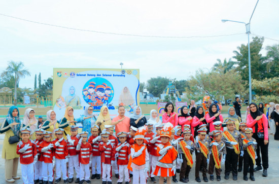 BukaTalent Marching Festival Saat Ikuti CFD, Pj. Bupati Kampar : Dapat Menjadi Wadah Penyalur Bakat Dan Minat Pelajar. 