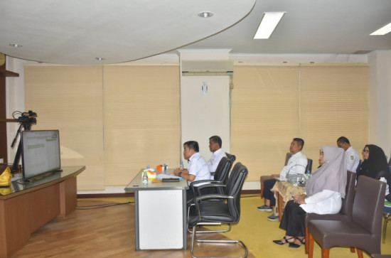 Ikuti Rakor Pengendalian Inflasi Daerah Melalui Zoom Meeting, Pasokan Pangan Untuk Kabupaten Kampar Masih Cukup dan Terkendali 