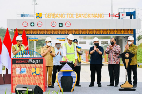Alhamdulillah, Tol Pekanbaru - Bangkinang Di Resmikan Langsung Presiden RI Joko Widodo. 