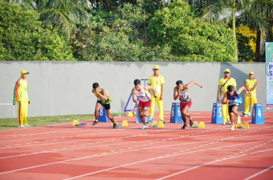 Hari Pertama Porwil XI Se Sumatera 2023 Cabor Atletik Berjalan Sukses, Atlit Lampung, Bangka Belitung dan Sumatera Barat Raih Mendali Emas. 