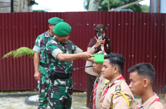 Pramuka Saka Wira Kartika di Kukuhkan, Ini Harapan Dandim 0313/KPR. 