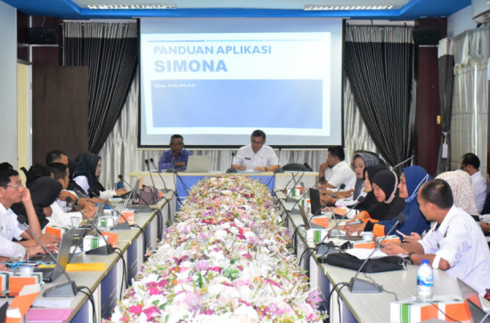 Setiap OPD Agar Melakukan Pengisian Data di SIMONA Dengan Lengkap