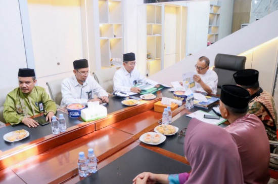 Audiensi Baznas Kabupaten Kampar. Pj Bupati Kampar H. Muhammad Firdaus : Sinergi Dukung Program Pemerintah dalam Pengentasan Kemiskinan. 