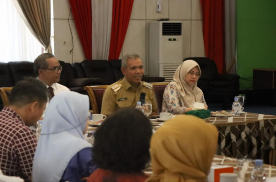 Pj. Bupati Kampar Laksanakan Audiensi Tentang Riset dan Inventarisasi Tanah Ulayat, Harapkan Data Base Bantu Permasalahan.