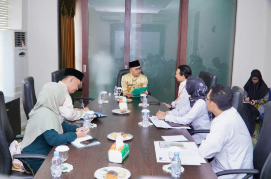 Sambut Aundiensi Kepala KPP Pratama, Pj Bupati Kampar Apresiasi dan Mendukung Penuh Kegiatan Lomba Cerdas Tepat Perpajakan.