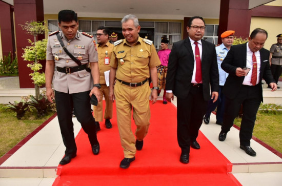 Pj Bupati Kampar Hadiri Pembukaan Diktuba SPN Polda Riau di Kecamatan Tambang 