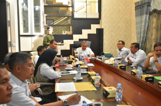 Pj.Bupati Kampar Dan Beberapa Kepala Opd Terkait Ikuti Rakor Inflasi 2023 