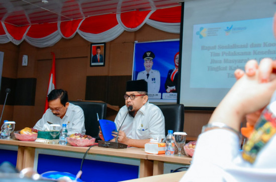 Wakili Pj.Bupati Kampar, Staf Ahli Bupati Riadel Fitri Buka  sosialisasi tim TPKJM Kampar 