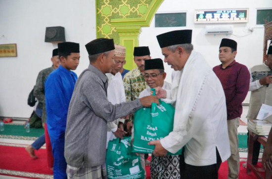 Walaupun Hari Libur, Kamsol Tetap Gelar Safari Ramadhan di Deli Makmur