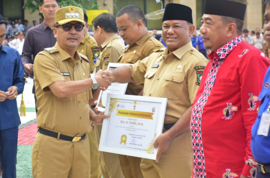 Hari Anti Korupsi Sedunia Tingkat Kabupaten Kampar tahun 2023. Pj Bupati Kampar ; Komit Berantas Korupsi,  Kabupaten Kampar Telah Raih Penghargaan Nasional Desa Anti Korupsi dari KPK RI.