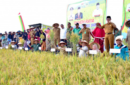 Teknologi IPAT - BO Tingkatkan Hasil Pertanian Poktan Takbau Menjadi 8,5 Ton/ Hektar. 