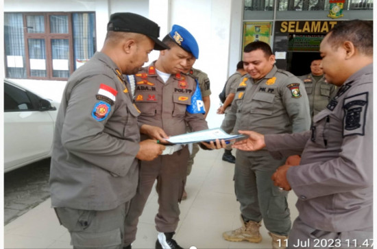Pastikan Disiplin dan Kehadiran, Satpol PP Kampar Sidak Anggota di Kecamatan dan Desa. 