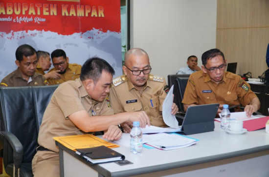 Rakor TPID  Bersama Mendagri RI Tito Carnavian, Pj Bupati Kampar Mhd. Firdaus : Persediaan dan Harga masih stabil dan Terkendali. 