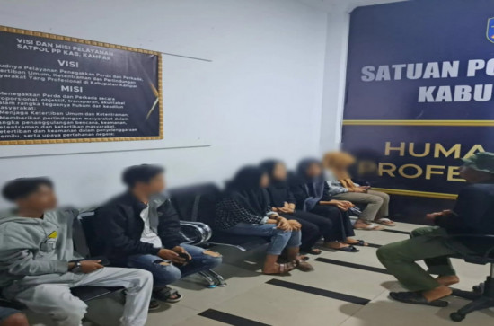 Patroli Satpol PP Kampar Kembali amankan pasangan remaja diwilayah Bangkinang Kota