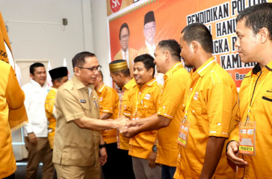 Pj.Sekda Kampar Hadiri Pelantikan Pengurus DPC Partai Hanura. 