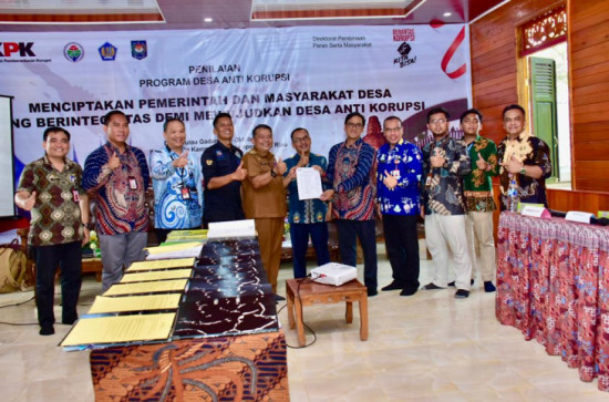 Penilaian dan Rapat Pleno Desa Antikorupsi, KPK RI Umumkan Desa Pulau Gadang Raih Nilai 94 dengan Kategori Istimewa. 