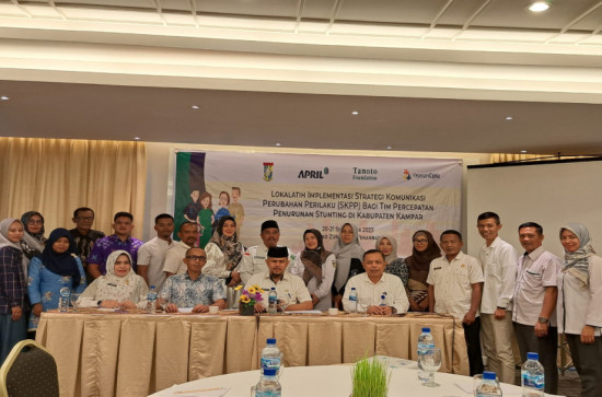 Rangkul PT. RAPP, Tanoto Foundatiom dan Yayasan Cipta, TPPS Kabupaten Kampar Laksanakan  Lokalatih Implementasi SKPP bagi seluruh TPPS. 