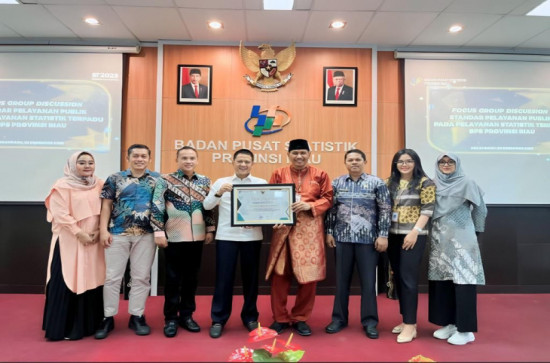 Kabupaten Kampar Raih Terbaik II Penyelenggaraan Statistisk Sektoral Tingkat Provinsi Riau Tahun 2023 